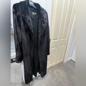 Full length mink coat